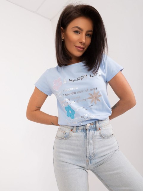 Bluzka RV-BZ-9619.27X jasny niebieski L/XL