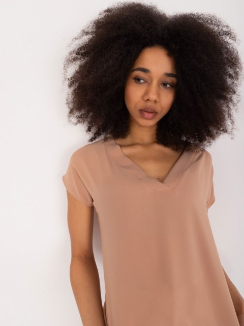 Bluzka RV-BZ-9645.29 camelowy L/XL