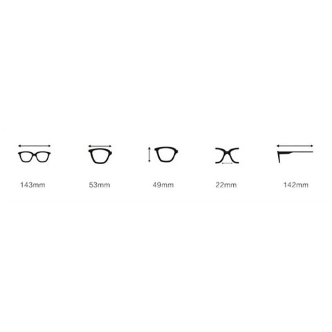 Okulary przeciwsłoneczne GLAM ROCK FASHION Niebieskie Transparentne OK21WZ15 Okulary przeciwsłoneczne GLAM ROCK FASHION Niebieskie Transparentne OK21WZ15