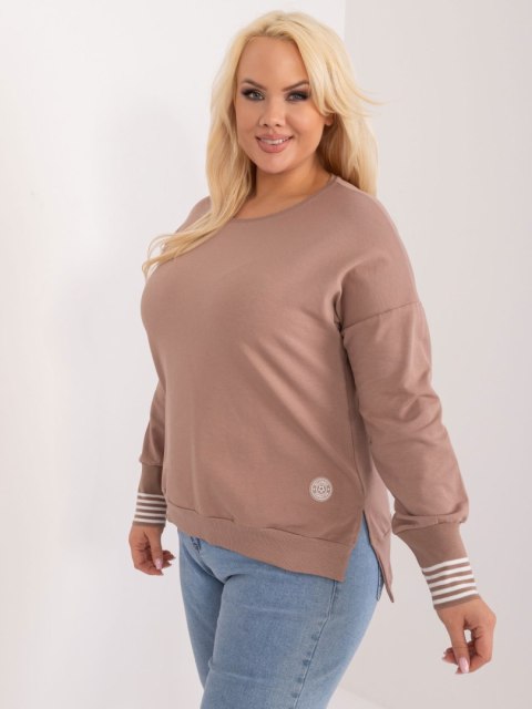 Bluzka RV-BZ-9145.02 ciemny bezowy Bluzka RV-BZ-9145.02 ciemny bezowy