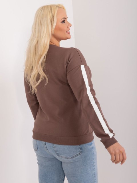 Bluzka RV-BZ-9329.57 brązowy Bluzka RV-BZ-9329.57 brązowy