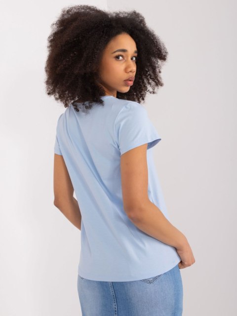 Bluzka RV-BZ-9633.05X jasny niebieski L/XL