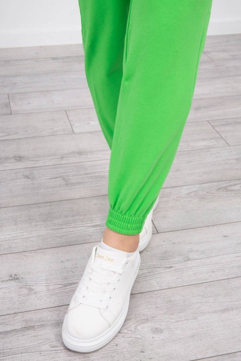 Komplet damski z bluzką,top zielony neon spodnie sportowe Komplet damski z bluzką,top zielony neon spodnie sportowe