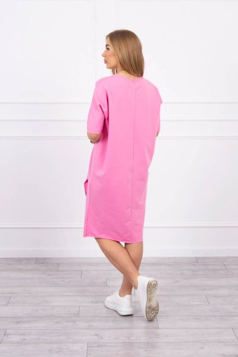 Sukienka oversize jasno różowa Sukienka oversize jasno różowa