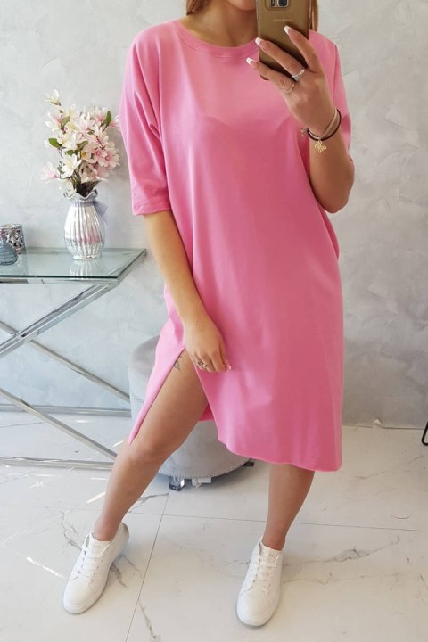 Sukienka oversize jasno różowa Sukienka oversize jasno różowa