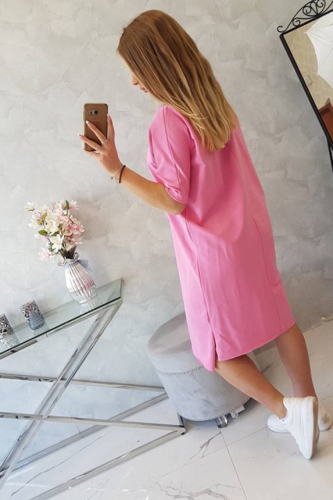 Sukienka oversize jasno różowa Sukienka oversize jasno różowa