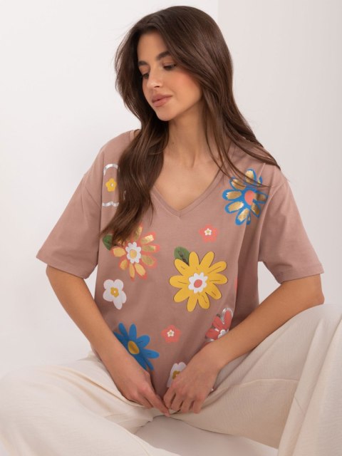 Bluzka FA-BZ-9345.29X jasny brązowy Bluzka FA-BZ-9345.29X jasny brązowy