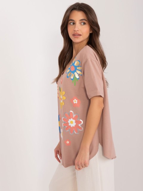 Bluzka FA-BZ-9345.29X jasny brązowy Bluzka FA-BZ-9345.29X jasny brązowy