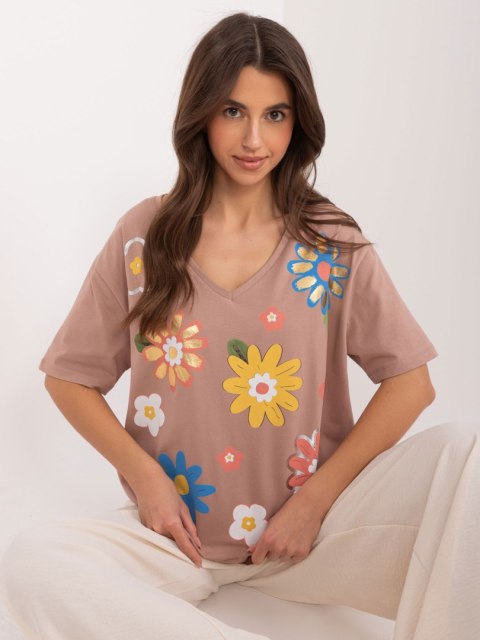 Bluzka FA-BZ-9345.29X jasny brązowy Bluzka FA-BZ-9345.29X jasny brązowy