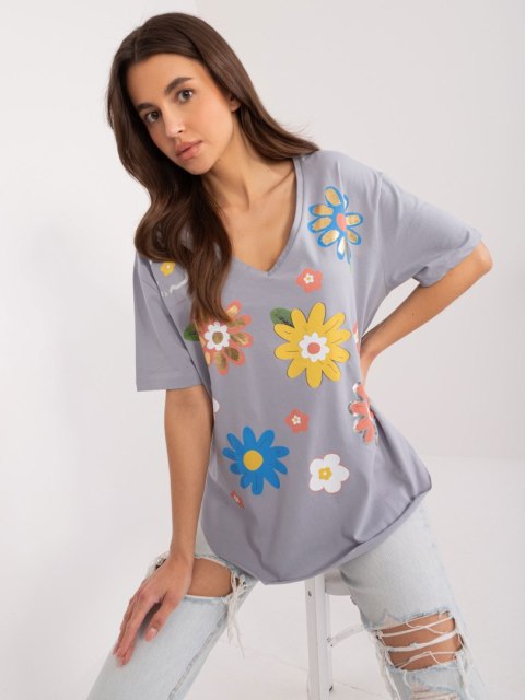 Bluzka FA-BZ-9345.29X szary Bluzka FA-BZ-9345.29X szary