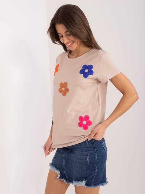 Bluzka RV-BZ-9622.16X ciemny bezowy L/XL