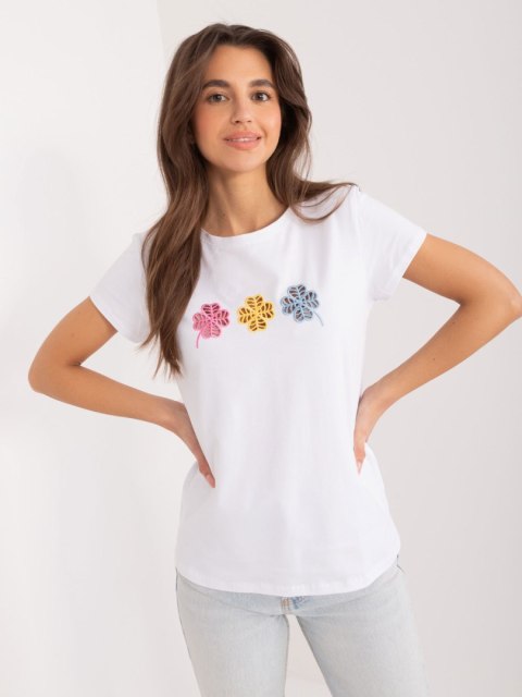 T-shirt RV-TS-9666.05X biały L/XL