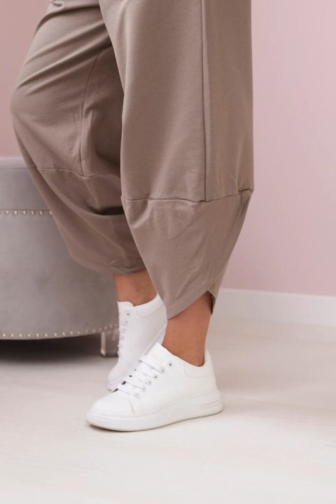 Komplet damski bluza i spodnie fango oversize włoski Komplet damski bluza i spodnie fango oversize włoski