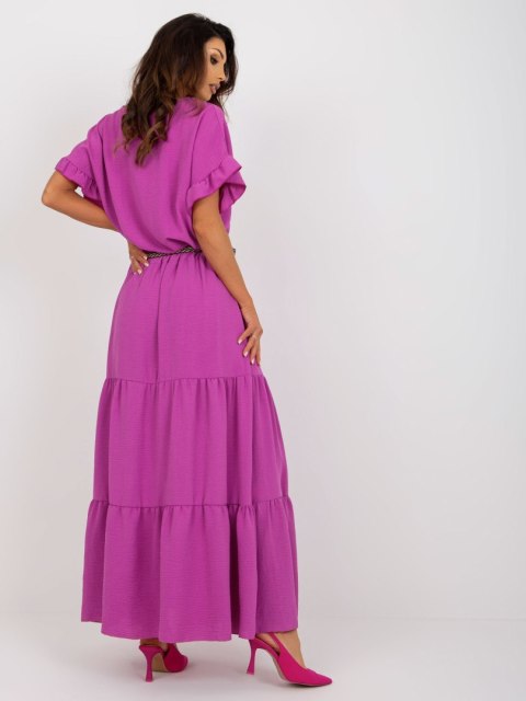 Spódnica maxi z falbaną letnia fioletowa Italy Moda Spódnica maxi z falbaną letnia fioletowa Italy Moda