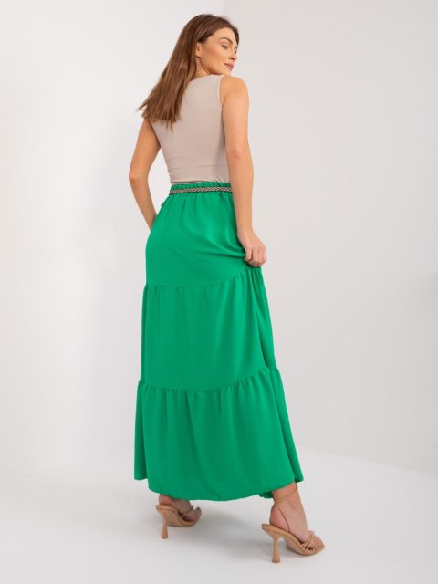 Spódnica maxi z falbaną letnia zielona Italy Moda Spódnica maxi z falbaną letnia zielona Italy Moda