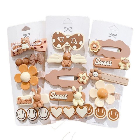 Zestaw 5 sztuk spinek 5w1 wsuwek do włosów sweet KRÓLICZKI SP279 Zestaw 5 sztuk spinek 5w1 wsuwek do włosów sweet KRÓLICZKI SP279
