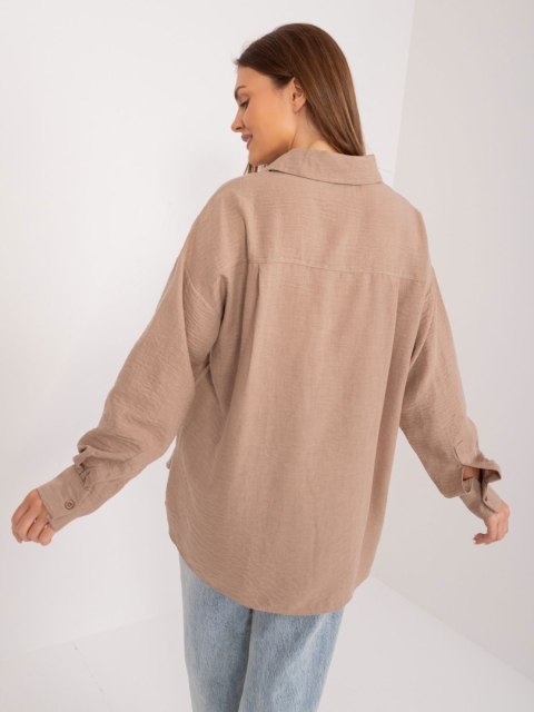 Koszula FA-KS-9152.30 ciemny bezowy L/XL Koszula FA-KS-9152.30 ciemny bezowy L/XL