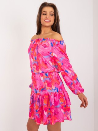 Sukienka WN-SK-8282.32 ciemny różowy L/XL