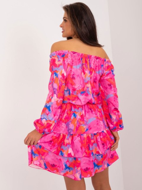 Sukienka WN-SK-8282.32 ciemny różowy L/XL Sukienka WN-SK-8282.32 ciemny różowy L/XL