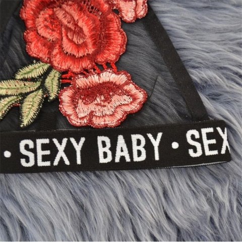 Ozdobny Top róże SEXY BABY rozmiar s Ozdobny Top róże SEXY BABY rozmiar s