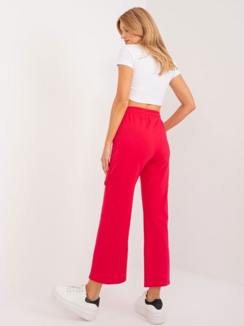 Spodnie dresowe RV-DR-9676.89 czerwony L/XL