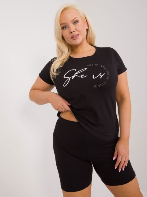T-shirt RV-TS-9476.25 czarny T-shirt RV-TS-9476.25 czarny