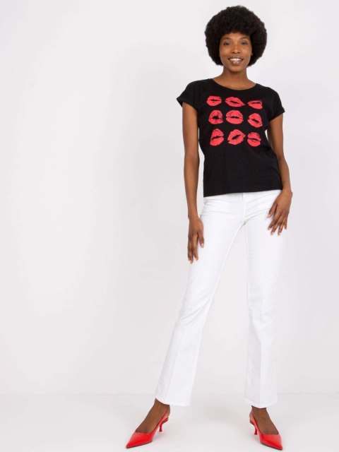 T-shirt TW-TS-1005-15.29P czarny M T-shirt TW-TS-1005-15.29P czarny M