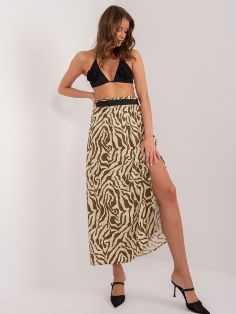 Spódnica D73771M50223A khaki L Spódnica D73771M50223A khaki L