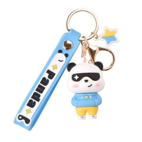 Brelok do kluczy PanDa w bluzie Błękit BRL225 Brelok do kluczy PanDa w bluzie Błękit BRL225