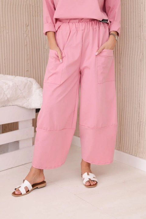 Komplet new punto bluza + spodnie ciemny pudrowy róż Komplet new punto bluza + spodnie ciemny pudrowy róż