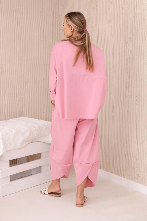 Komplet new punto bluza + spodnie ciemny pudrowy róż Komplet new punto bluza + spodnie ciemny pudrowy róż