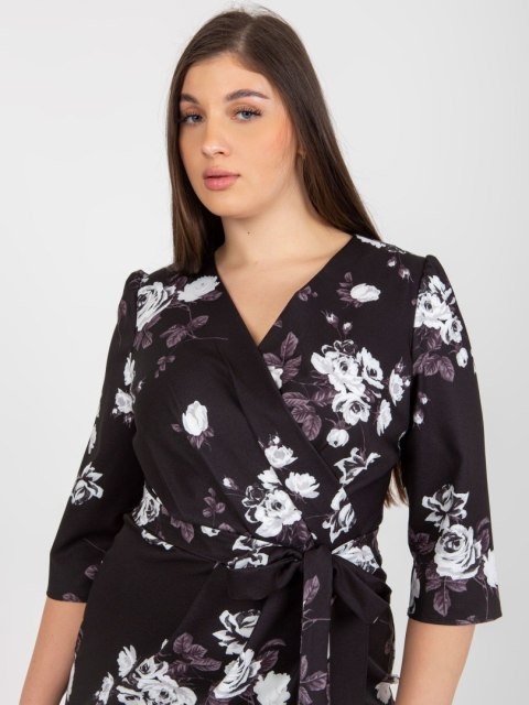 Sukienka LK-SK-508564.10P czarny 46 Sukienka LK-SK-508564.10P czarny 46