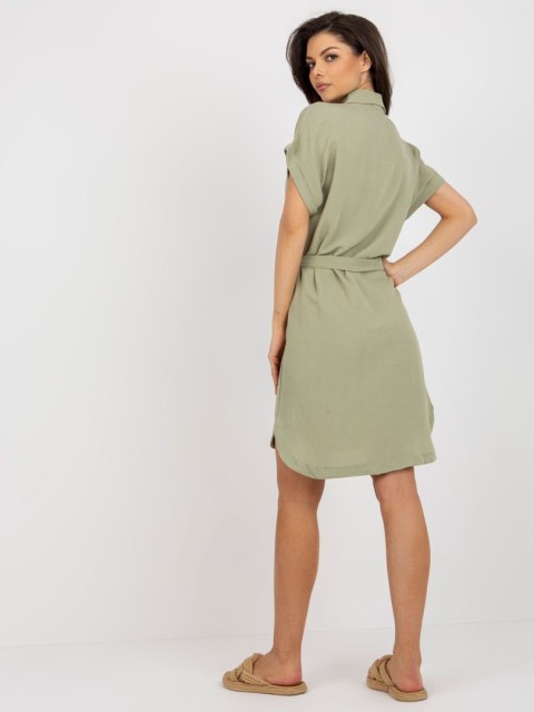 Sukienka WN-SK-VE40.33P pistacjowy S Sukienka WN-SK-VE40.33P pistacjowy S