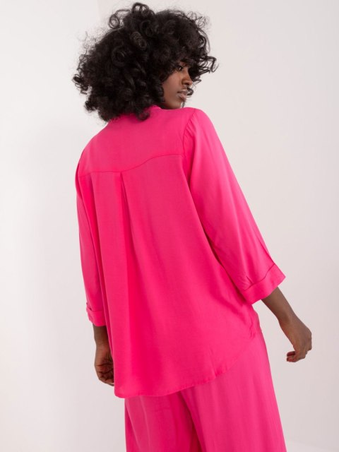 Bluzka D73761M11174A fuksjowy XL Bluzka D73761M11174A fuksjowy XL