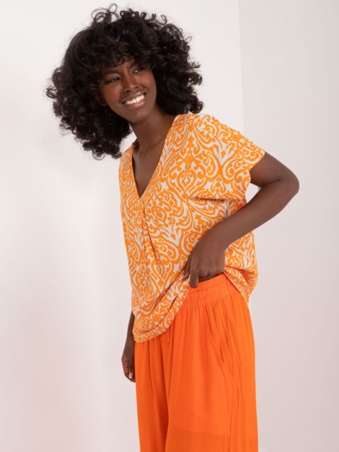 Bluzka D73771M11171A pomarańczowy XXL