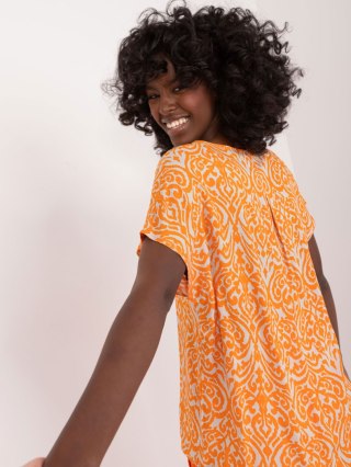 Bluzka D73771M11171A pomarańczowy S