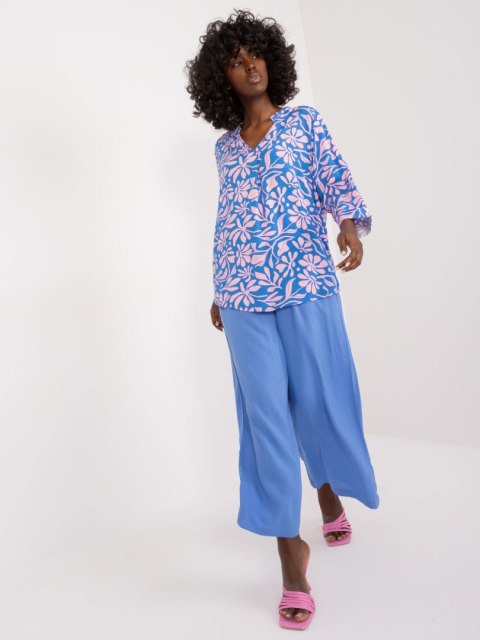 Bluzka D73771M11174A niebieski XL