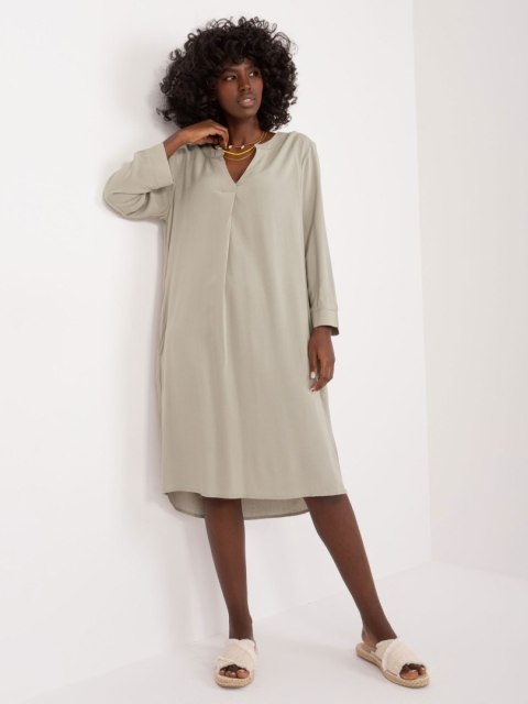 Sukienka D73761M30430A khaki XL Sukienka D73761M30430A khaki XL