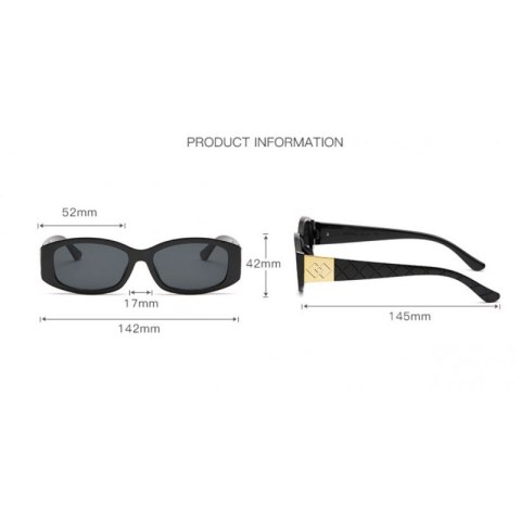Okulary przeciwsłoneczne ELEGANT BLACK OK378 Okulary przeciwsłoneczne ELEGANT BLACK OK378