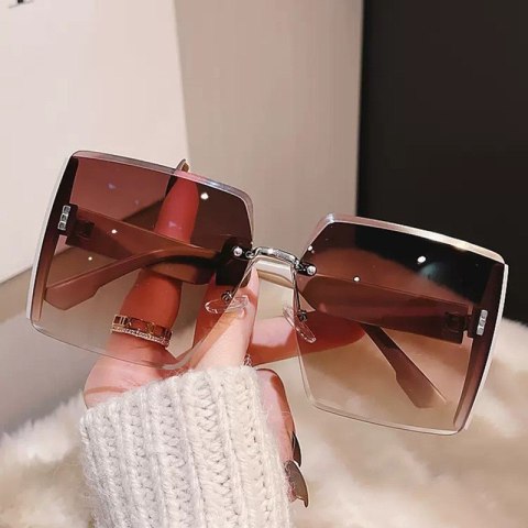 Okulary przeciwsłoneczne ELEGANT SQUARE BROWN OK379WZ1 Okulary przeciwsłoneczne ELEGANT SQUARE BROWN OK379WZ1