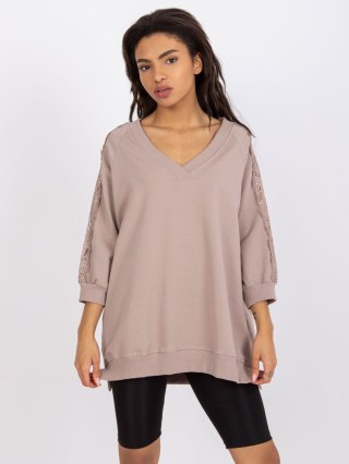 Bluzka RV-BZ-7557.01 ciemny bezowy L/XL