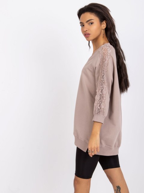 Bluzka RV-BZ-7557.01 ciemny bezowy L/XL Bluzka RV-BZ-7557.01 ciemny bezowy L/XL