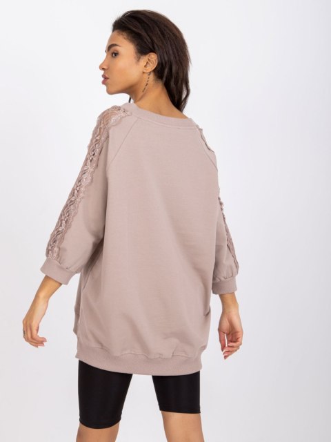 Bluzka RV-BZ-7557.01 ciemny bezowy L/XL Bluzka RV-BZ-7557.01 ciemny bezowy L/XL