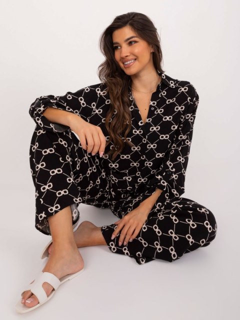 Komplet LK-KMPL-509644-1.41X czarno-beżowy S/M Komplet LK-KMPL-509644-1.41X czarno-beżowy S/M
