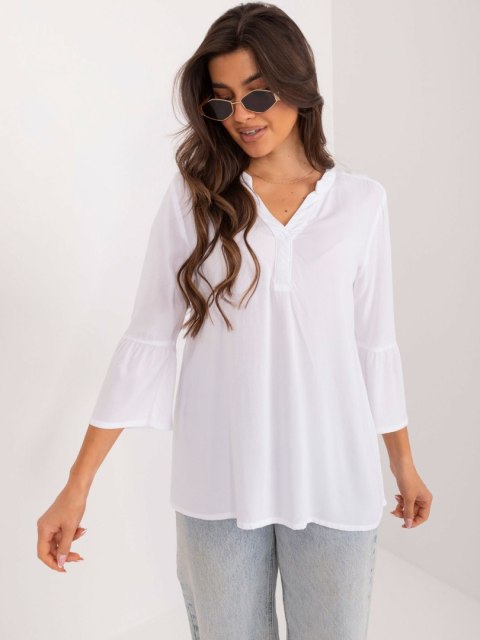 Bluzka D73761M11062E biały XXL Bluzka D73761M11062E biały XXL