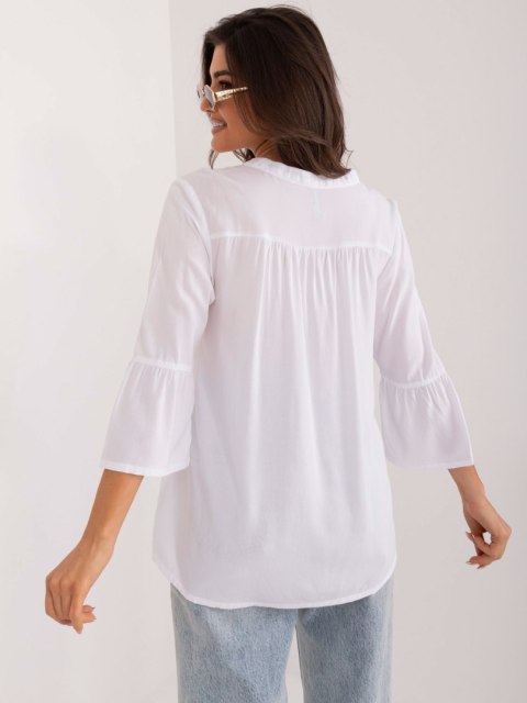 Bluzka D73761M11062E biały XXL Bluzka D73761M11062E biały XXL
