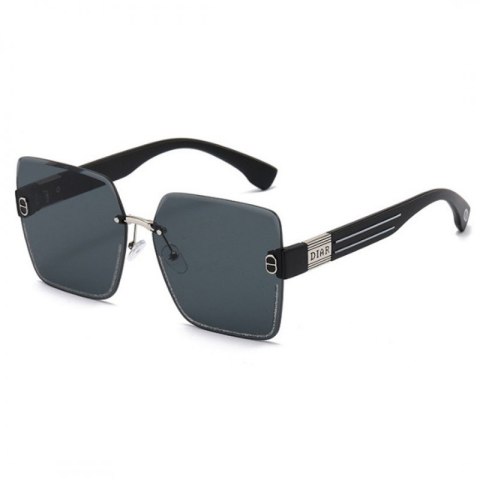 Okulary przeciwsłoneczne BLACK zdobienie BLINK GOLD OK390 Okulary przeciwsłoneczne BLACK zdobienie BLINK GOLD OK390