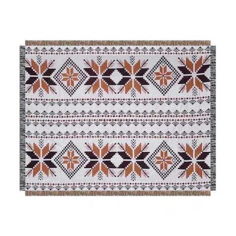 Koc BOHO pleciony, narzuta dwustronny frędzle 130x180cm KOC15WZ1 Koc BOHO pleciony, narzuta dwustronny frędzle 130x180cm KOC15WZ1