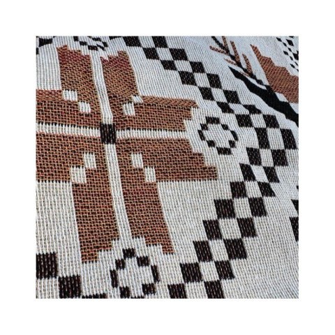 Koc BOHO pleciony, narzuta dwustronny frędzle 130x180cm KOC15WZ1 Koc BOHO pleciony, narzuta dwustronny frędzle 130x180cm KOC15WZ1