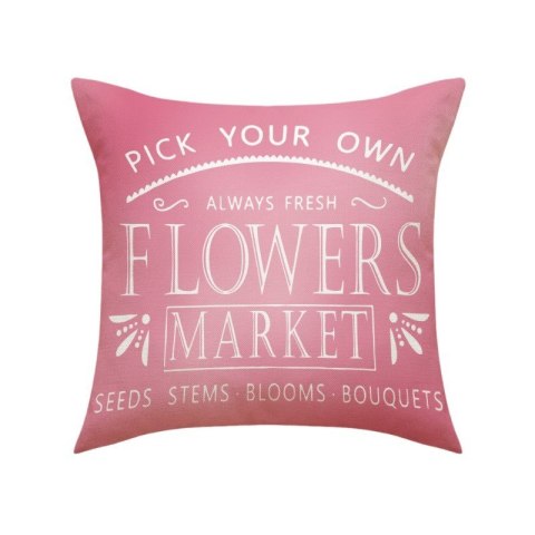 Poszewka na poduszkę 45 x 45 cm FLOWERS MARKET POD159 Poszewka na poduszkę 45 x 45 cm FLOWERS MARKET POD159